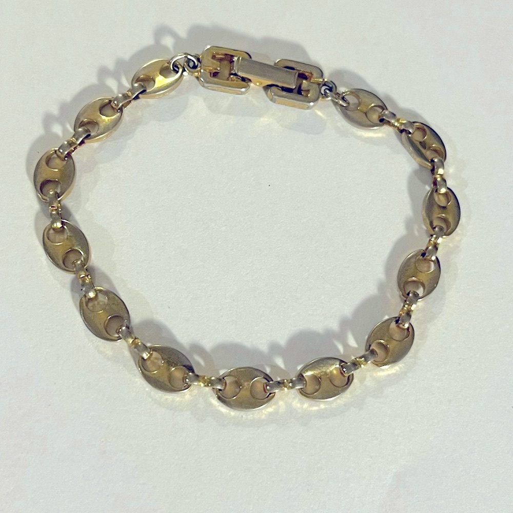 GIVENCHY 24k Gold-Plated Mariner-Chain Bracelet, GUC